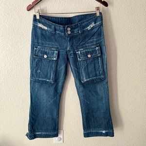 Hudson Cropped Jeans